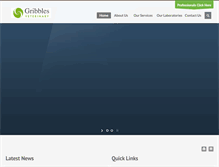 Tablet Screenshot of gribblesvets.co.nz